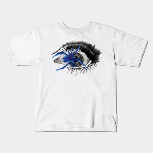 Blue Flowers Kids T-Shirt